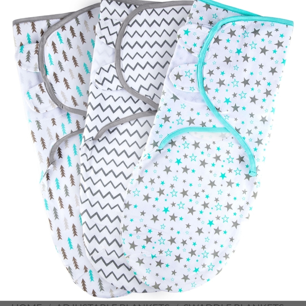 NWT Pack of 3 Swaddles